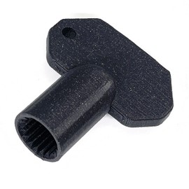 Replacement part socket wrench for Kemper flush-mounted valve, for outer wall valve, straight seat valve, shut-off valve, UP plus valve, Frosti valve, Frosti Plus valve, Kemper valve, for actuating