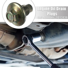 X AUTOHAUX 2 Set M14x1.5 Car Engine Oil Drain Plug with Washer 1013938 for Ford Focus 2004-2012 Steel Deep Green