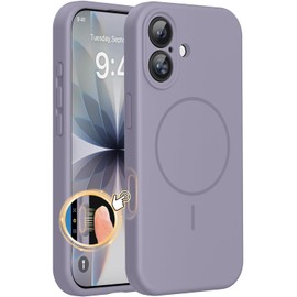 Miracase Magnético Iphone Funda Compatible Magsafe Cubierta Integrada Silicona Control Cámara Protección Antichoque Anticaídas 0mm Grosor