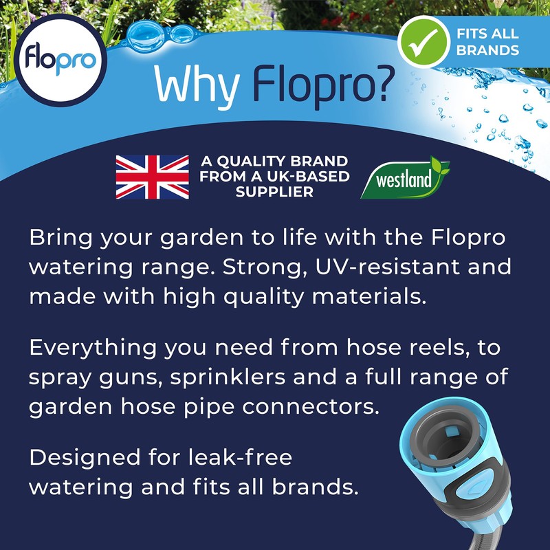 Flopro+ Double Male Garden Hose Connector