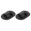 2PCS Inflatable Boat Tent Base PVC 180 Degree Rotation Kayak