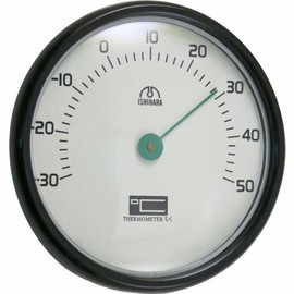 Ishihara Thermometer Manufacturing No.20 100mm Round Thermometer Bimetal 107