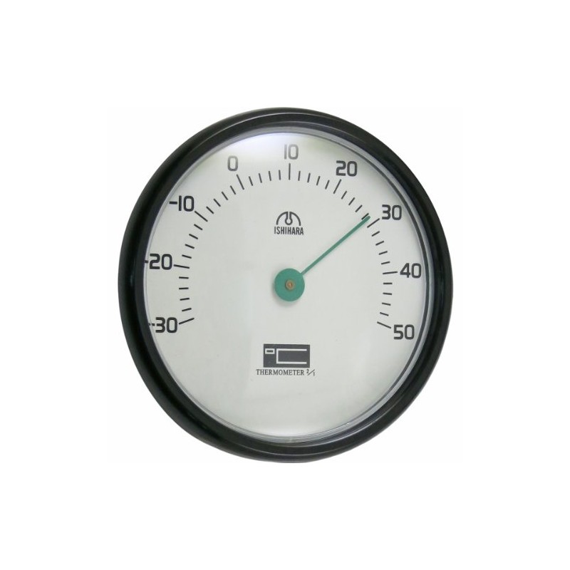 Ishihara Thermometer Manufacturing No.20 100mm Round Thermometer Bimetal 107