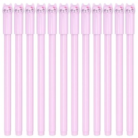 sencoo Girl Cute Pens Blue Ink Kawaii Pen Cute Cat Pen 0.5 mm Gel Pens Ball Point Pens for School Office Supplies (Blue)