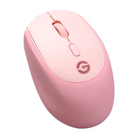 GETTTECH Mouse Óptico Inalámbrico Colorful 1600 DPI USB Rosa (GAC-24404P)