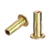 uxcell 5/16-18 Multi-Grip Rivet Nuts, 100pcs Pre-Bulbed Shank Flat Head
