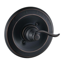 DLymtrx Replacement for Delta 13/14 Series BT14096 Trim Kit, Shower Cover Plate with Handle (Cartridge and Valve Not Included),Oil Rubbed Bronze