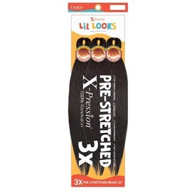 Outre Xpression Lil Looks 3X PRE STRETCHED CALMING BRAID 32" (5-Pack, 2)