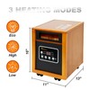 Dr Infrared Heater Portable Space Heater, Original, 1500-Watt, Cherry (Pack
