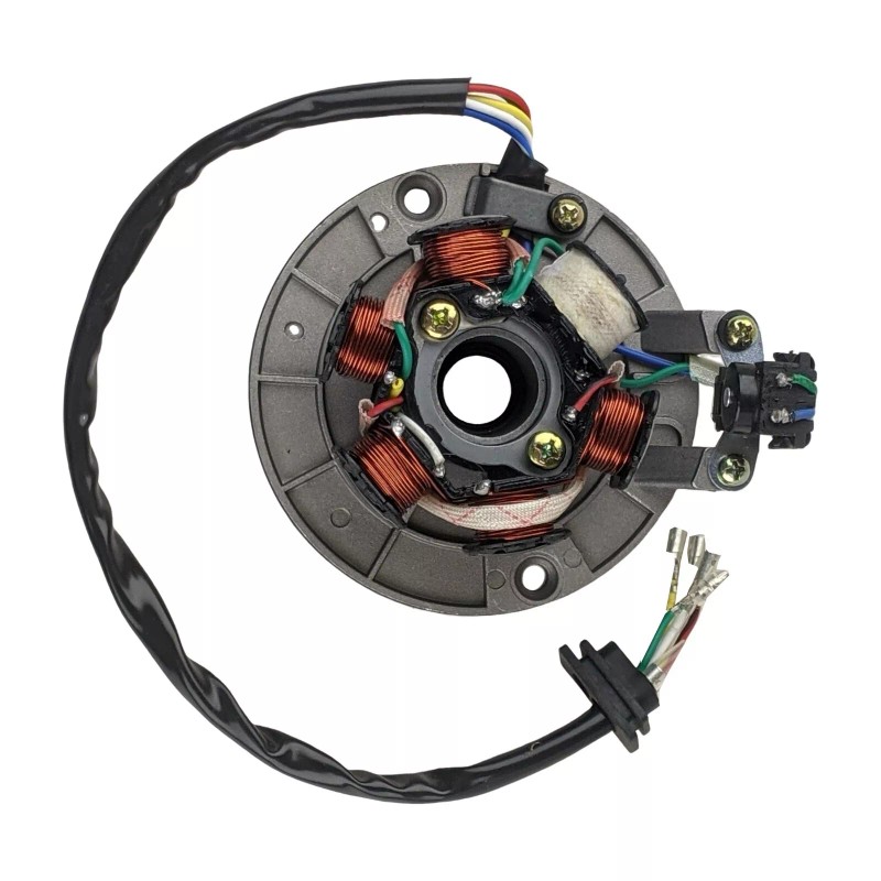 RedCap Stator Magneto 6 Coil 5-Wire AC with Plate for