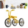 Toy Tricycle Model 3D Car Model Removable Tricycle Ornament Metal