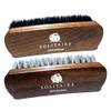 Solitaire Gloss Brush with 100% Horse Hair - Black, Long