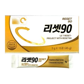 reset80 Reset 90 3g x 15 packets 1 / 리셋90 3g x 15포 1개
