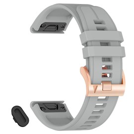 VELEYOK Bands Compatible with Garmin Fenix 8 47mm/Fenix 7/7 pro/6/6 pro/5/5 plus, 22mm Silicone Quickfit Watchband for Tactix 8 AMOLED-47mm/Descent G2/G1 Solar/Epix Pro 47mm/Forerunner 965/955/945