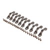 Dophee 10Pcs Antique Brass Decorative Pull Handle for Mini Jewelry