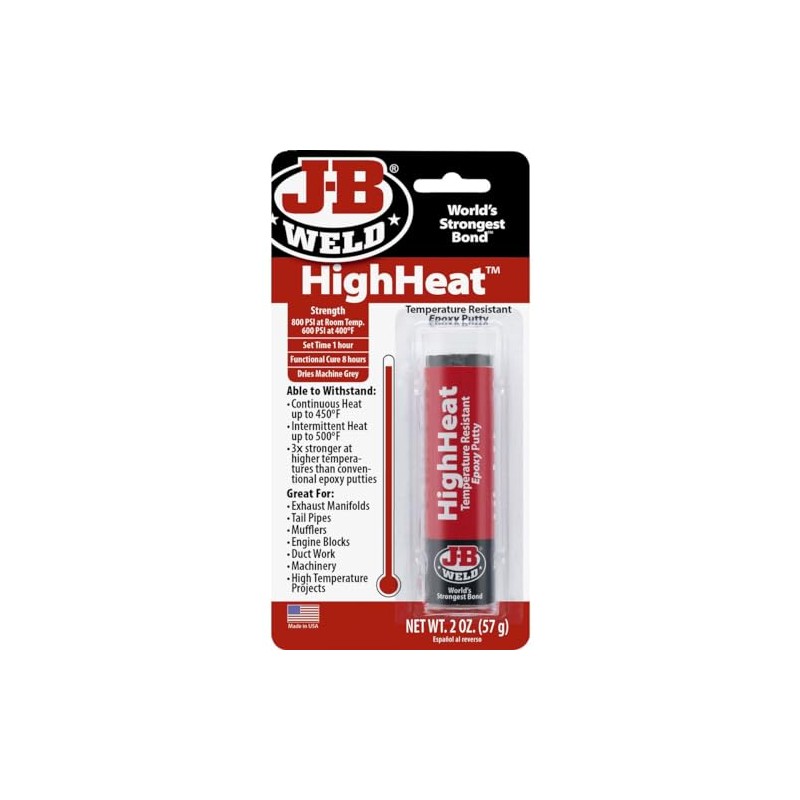 JB WELD HIGH Heat EPOXY STIK