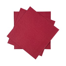 Surprisist Rose Red Cocktail Napkins 5 * 5inch disposable Beverage Napkin paper for Cocktail, Wedding, Dinner，Birthday Party Dessert Wine Paper Napkins（ 120 Count）