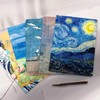 EZ PEACH L-Shaped Folder Monet Gogh Retro Multipurpose File Folder