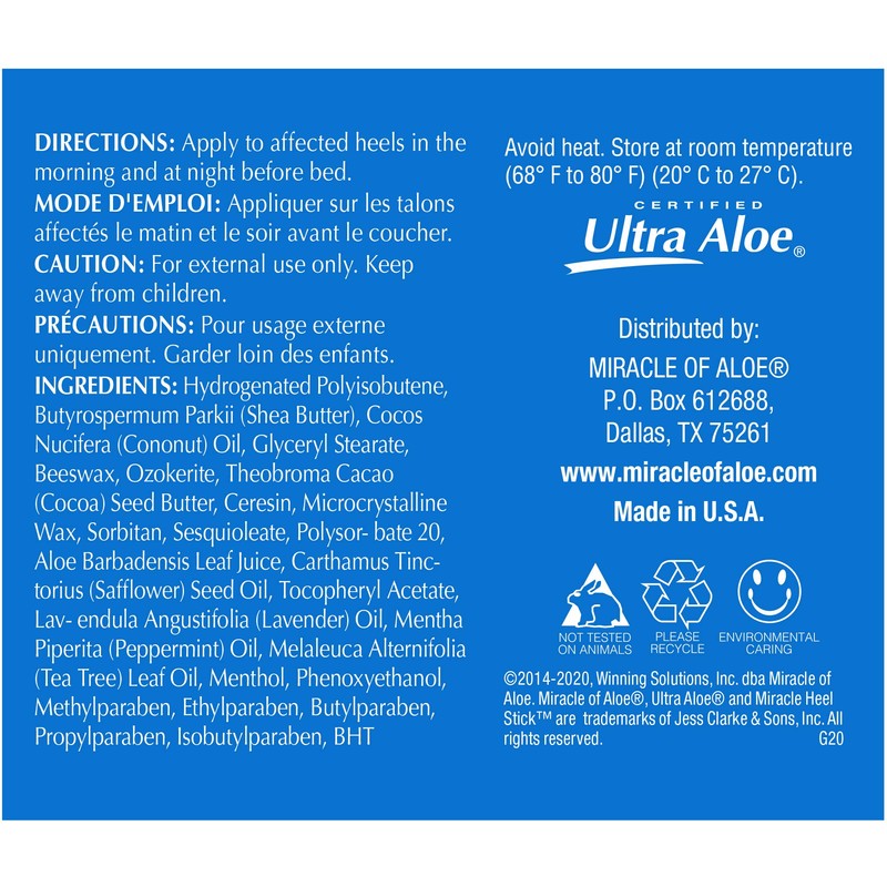 Heel Balm for Dry Cracked Feet - Miracle Heel Stick