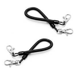(Set of 2) Fishing Bag Lanyard Net Release Holder Quick Cord Clip Safety Tool Leash Guard