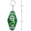 iMagitek Funny Silly Goose Keychain Goose Keyring Gag Gifts Novelty