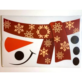 Unbranded Build a Snowman Magnet For Refrigerator Dishwasher Washer Steel Door LARGE ~ FUN