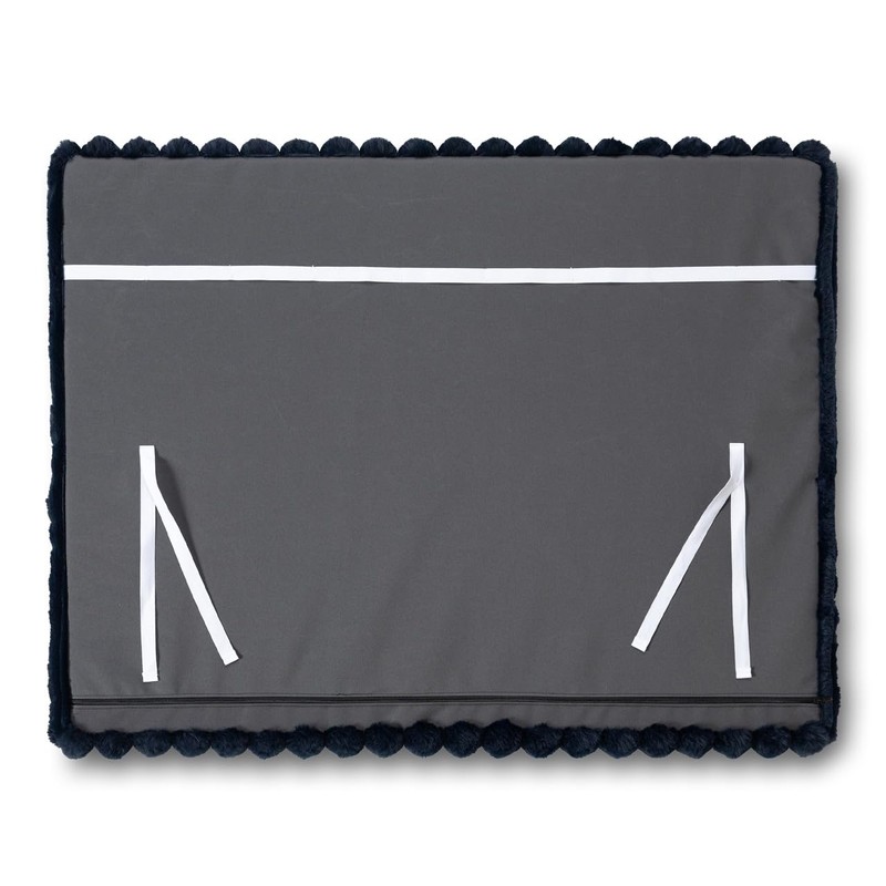 Rainha® - USA Made Plush Foam Dorm Headboard - Midnight