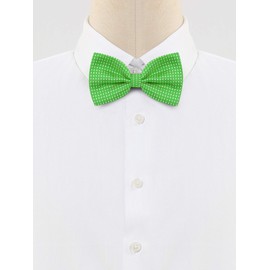 Allegra K One-Touch Bowtie, Polka Dot Pattern, Adult, Formal Bowtie, Party, Graduation, Business, green
