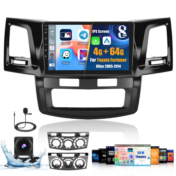 Inefala 8-Core 4+64G Android 13 Car Stereo Upgrade Radio for