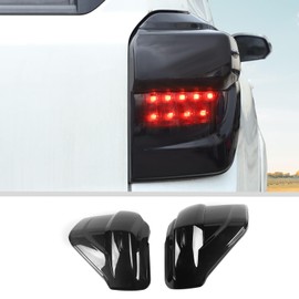 JWWY for 4Runner Tail Light Taillight Protection Cover Trim Compatible with 2014-2023+Toyota 4Runner Accessories,Blackened 2pcs
