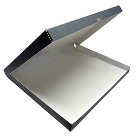 Lineco Grey 18x24 Clamshell Box 18.5" x 24.5" x 1.75". Archival with Metal Edge.for Picture Longevity, Store Photos or Documents, Crafts, Cards, Magazines, Prints, DIY.