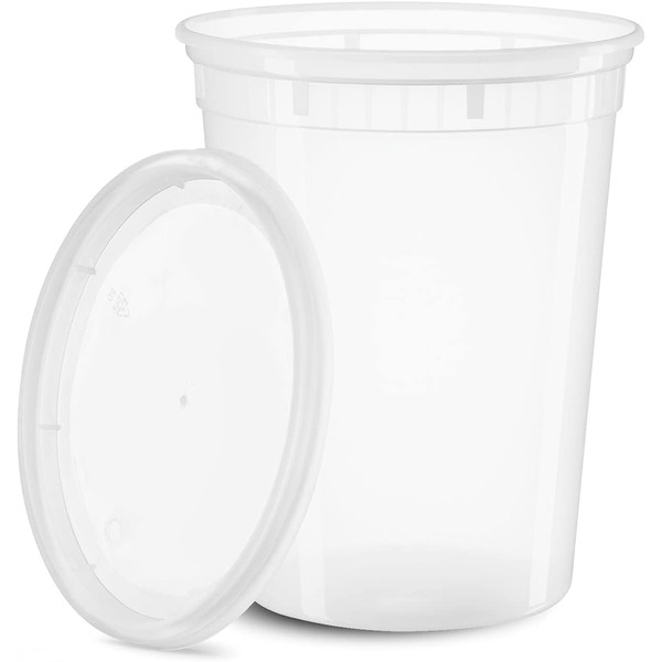Kosherific Premium Plastic Food and Deli Storage Containers With Airtight