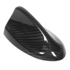 Carbon Fiber Car Antenna Cover Shark Fin Trim Glossy Black