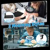 KIRKAS 10X Magnifying Glass with Light and Stand, 2-in-1 Any