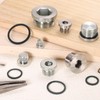 uxcell 4Pcs M27x1.5 Inner Hex Head Pipe Fitting Plug, Universal