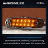 20 Pcs 12V DC 6.4 Inch Amber LED Side Marker
