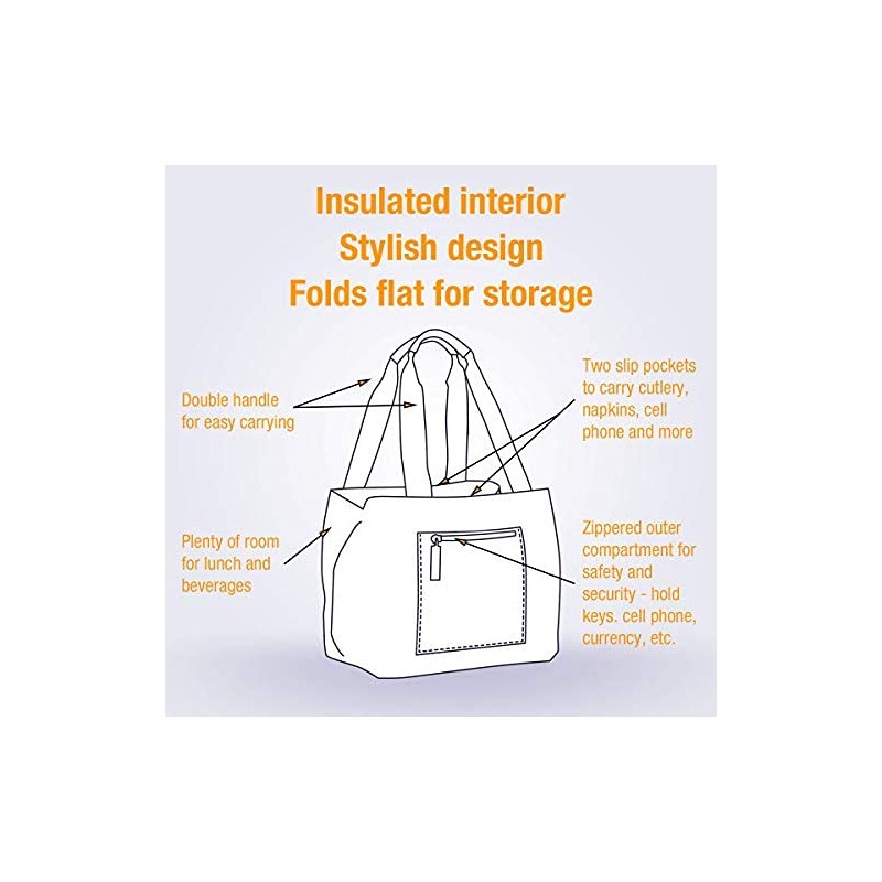 Nicole Miller of New York Insulated Lunch Cooler 11 Lunch