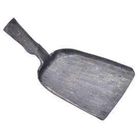 Kichvoe Forged Iron Fireplace Shovel Heavy Duty Ash Coal Shovel for Fire Pit BBQ and Garden Use 7.87 Inch Stove Accessory