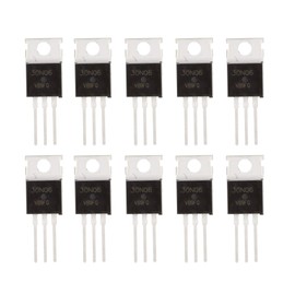 HUABAN 10 pieces 30N06 TO-220 30A 60V marking of the N-channel power MOSFET transistor (replace RFP30N06LE P30N06LE)