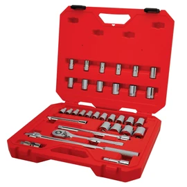 CRAFTSMAN Mechanics Tool Set, 33 Piece, 1/2 Inch Drive SAE/Metric (CMMT12122)