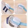NILLOS Professional Shoe Brush, 3 PCS Portable Cleaning Brush Shoe