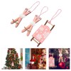 Ciieeo 9 Pcs Christmas Ornaments Mini Sled Country Decor Decorative