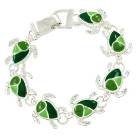 Arras Creations Fashion Trendy Turtle Bracelet For women / AZBRSEA332-AGR