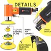 NuoDunco 21Pcs 1'' 2'' 3'' Mini Random Orbital Air Sander