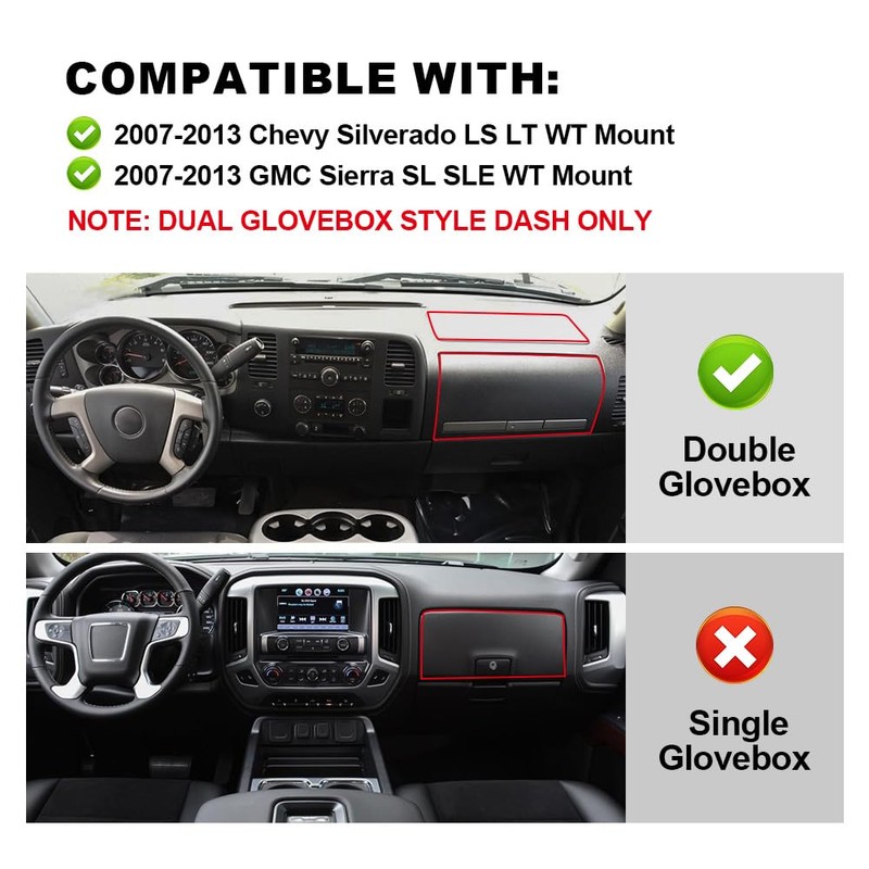 PIT66 Dashboard Panel Compatible with 2007 2008 2009 2010 2011
