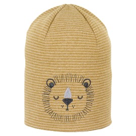 Sterntaler Unisex Children's Hat Baby Beanie Hat Lion, yellow