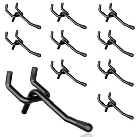 Perforated Board, Punching Board Hook (18 Types in Total), T-Shaped Hook, Rubber Included, Set, Hole, Pitch: 1.0 inches (25 mm), Hole Diameter: 0.2 inches (5 mm), Fixed, Fastener, Hardware, For