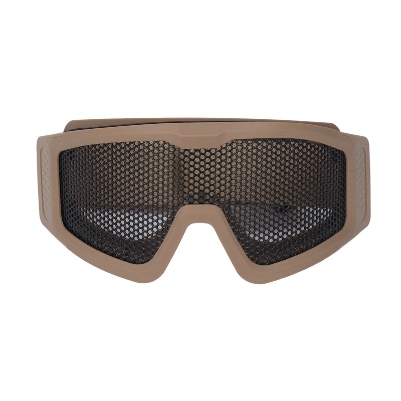 Safety Goggles Breathable Shock Resistant Iron Mesh Patterned Wind Sand