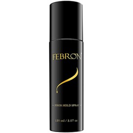 FEBRON FiberHold Spray BIG 5.07oz 150ml - Hair Spray Extra Hold Locking Fibers (6-12 Months Supply) Fresh Smell - Holding Spray For Hair - Doesn't leave Residue (Without Fibers)