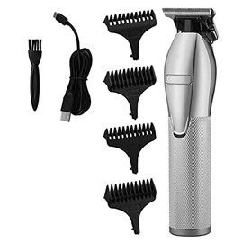 Hair Clippers for Men, USB Rechargeable Hair Trimmer Men Professional Powerful Beard Hair Clipper Carving Barber Cordless Hair Cutting Machine Haircut (Color : Gold)